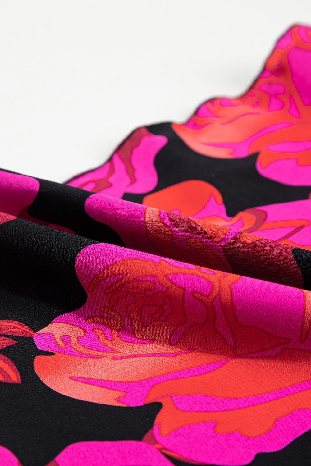Fleur™ | Wikkel Mini - jurk met Ruches - JURKJESWINKELTJE