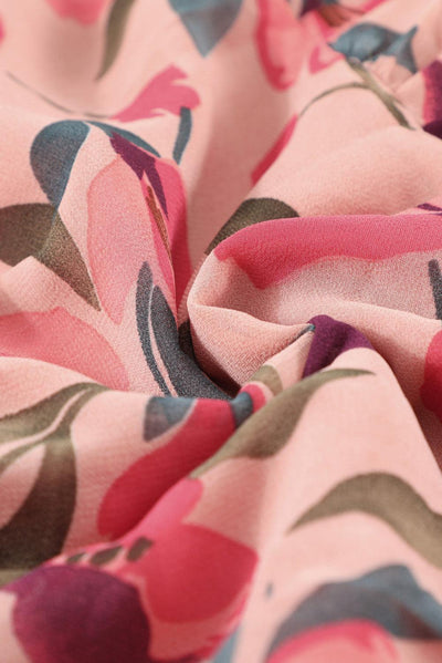 Lineke™ | Lotus Gelaagde Maxi Jurk met Ruches