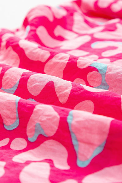 Maayke™ | Panther Ruffle Bandjes Smocked Hoge Taille Lange Jurk - JURKJESWINKELTJE