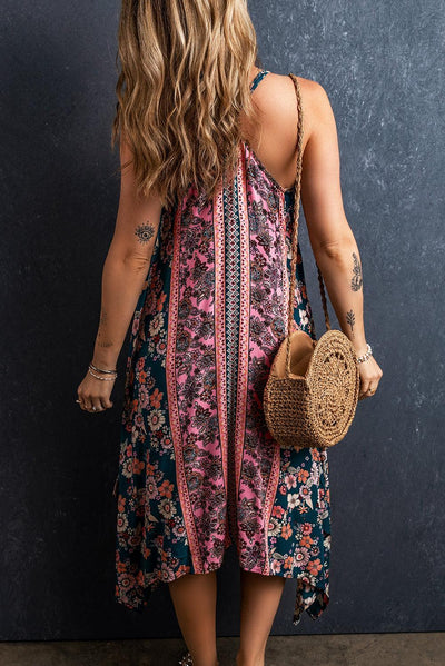 Mila™ | Boheemse Jurk met Patchworkprint - JURKJESWINKELTJE